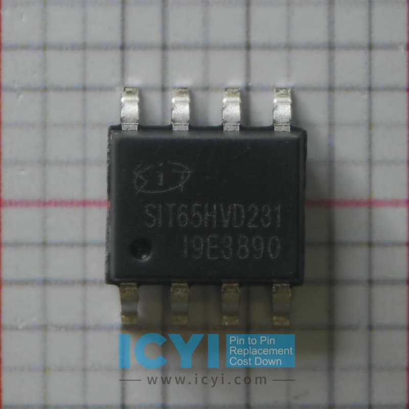 SIT65HVD231DR 3.3V power supply, 1Mbps high-speed CAN bus transceiver - ICYI