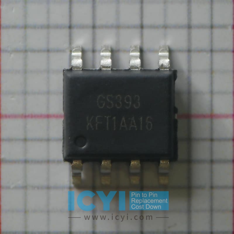 GS393-SR LOW POWER LOW OFFSET VOLTAGE QUAD COMPARATORS - ICYI