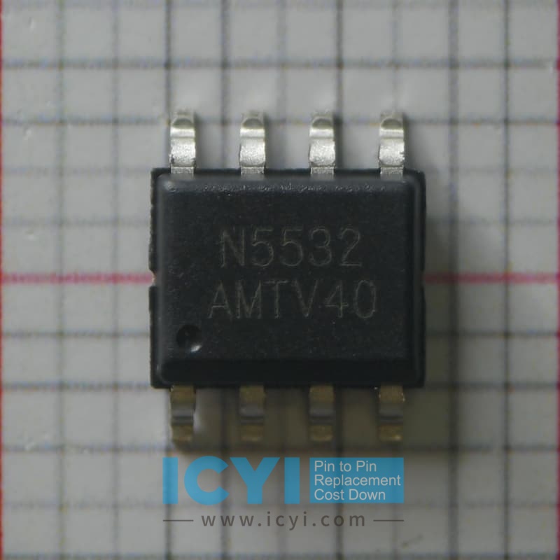 NE5532 Dual path low noise operational amplifier - ICYI
